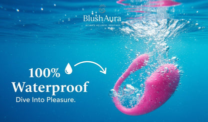 BlushAura AuraLink wellness device in waterproof 