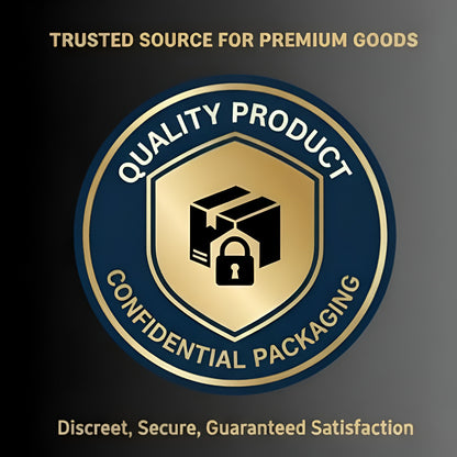 Logo with text 'Quality Product Confidential Packaging' on a dark background