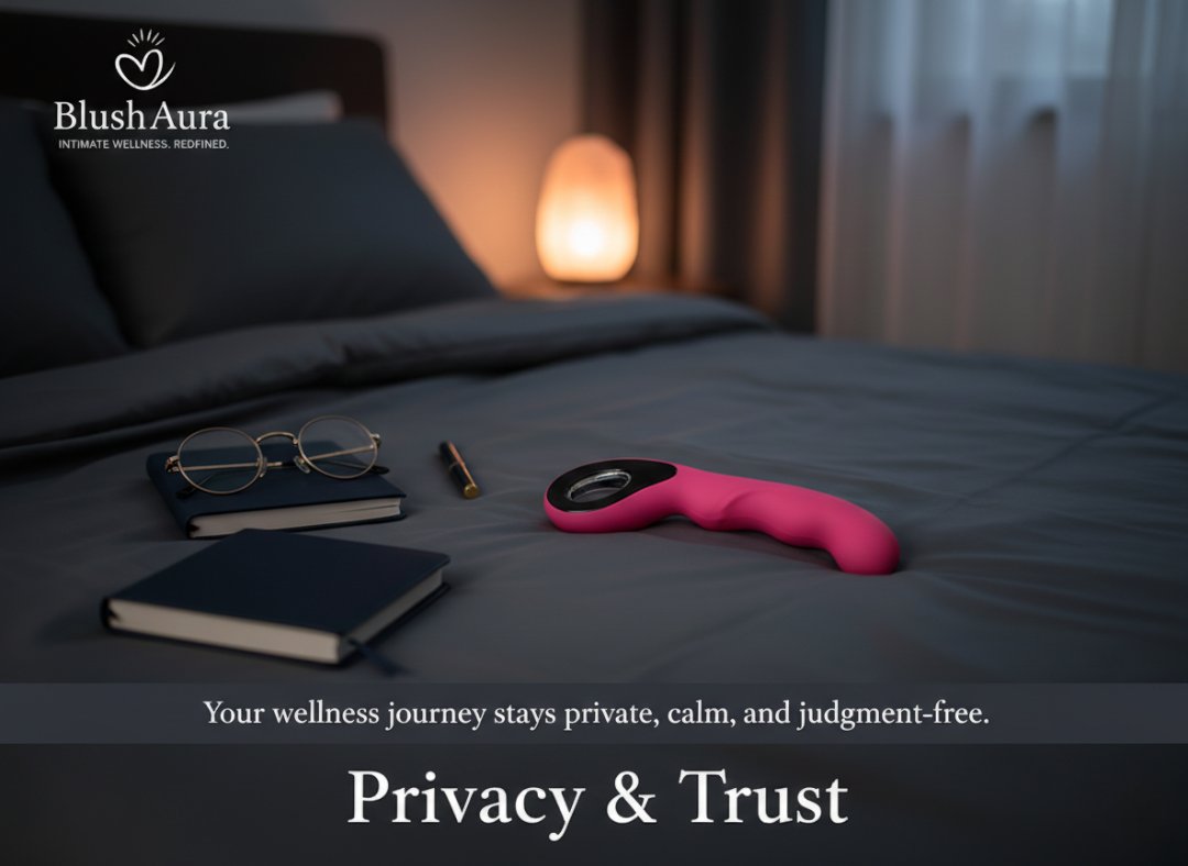 BlushAura Sensa quiet personal wellness device designed for discreet use